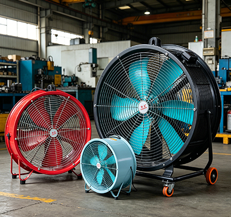 Various applications and selection guide for fans